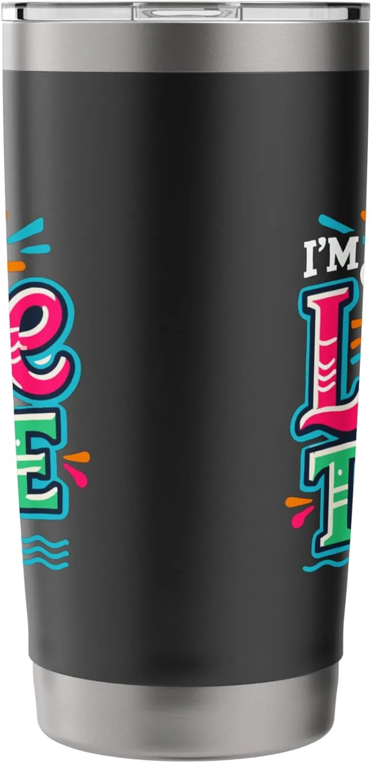 I'm On Lake Time Summer Boating Fishing Kayaking Stainless Steel Insulated Tumbler