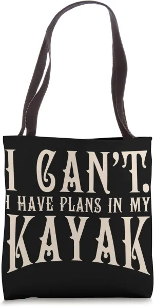 In My Kayak Kayaking Lakes Funny Swimming Basin Swim Tote Bag