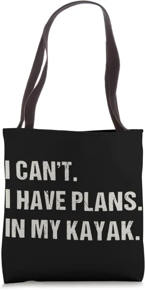 In My Kayak Kayaking Lakes Funny Swimming Basin Swim Tote Bag