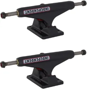 INDEPENDENT Truck Company Skateboard Truck Stage II Bar Skate Truck Flat Black, Set of 2