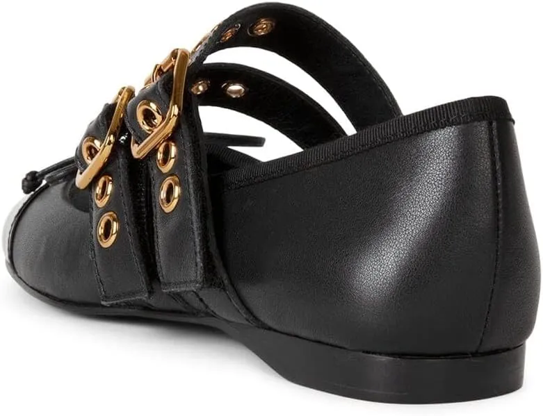 Jeffrey Campbell BALLETIC Shoes Black Multi Gold