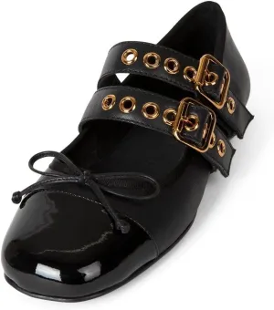 Jeffrey Campbell BALLETIC Shoes Black Multi Gold