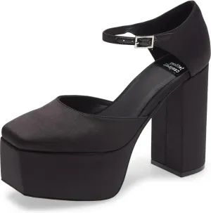 Jeffrey Campbell Over-N-Out Shoes Fuchsia Satin