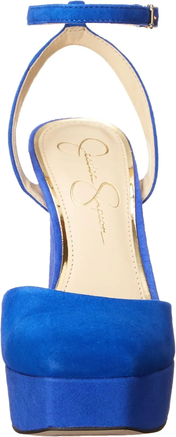 Jessica Simpson Women's Deirae Platform Ankle Strap Pump