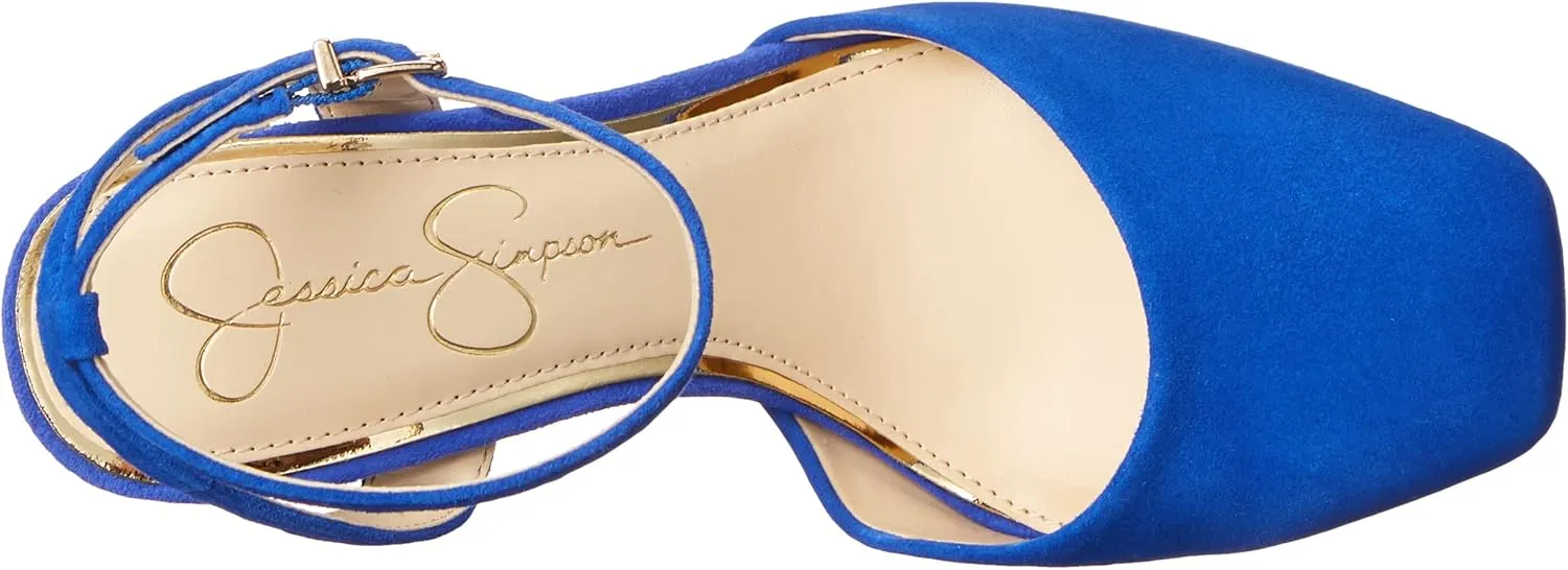Jessica Simpson Women's Deirae Platform Ankle Strap Pump