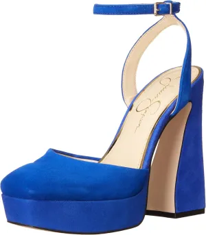 Jessica Simpson Women's Deirae Platform Ankle Strap Pump