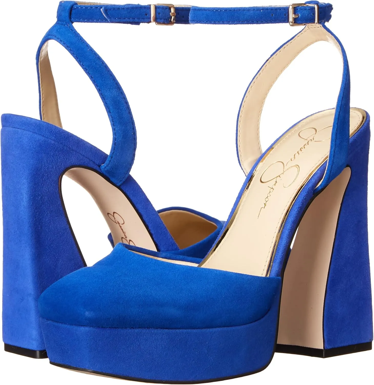 Jessica Simpson Women's Deirae Platform Ankle Strap Pump