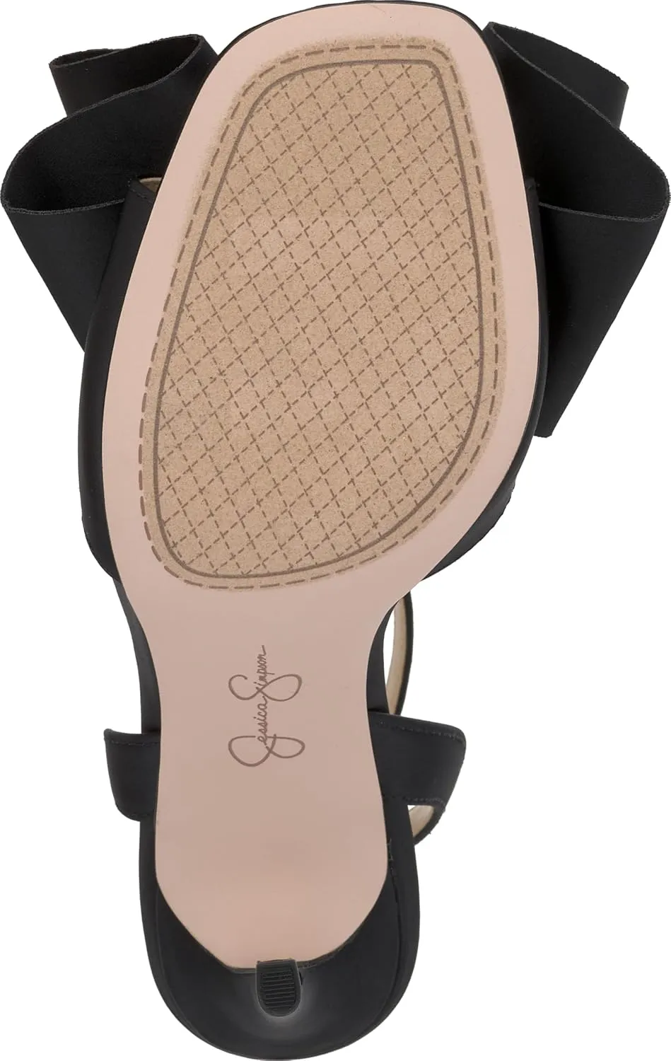 Jessica Simpson Womens Olivine Bow Satin Ankle Strap