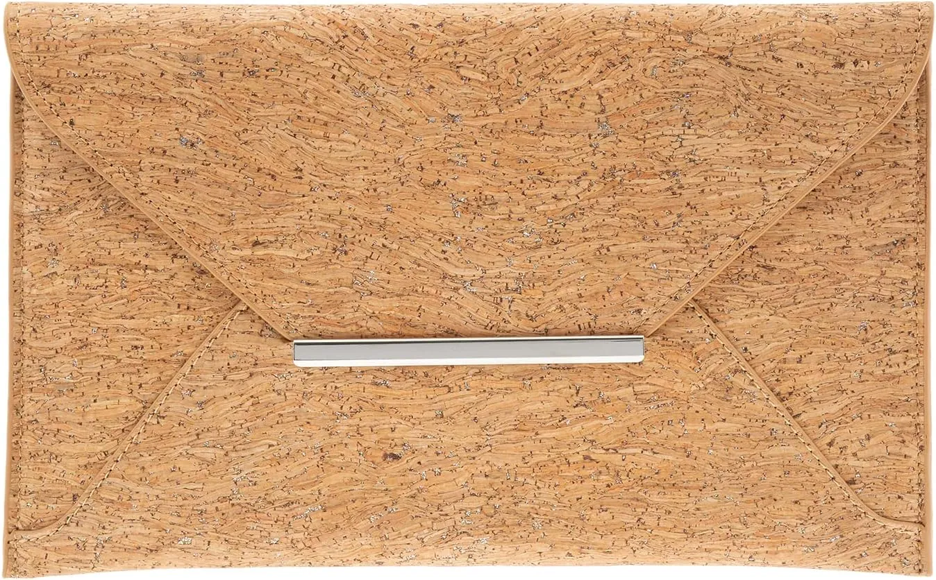 JNB Cork Envelope Flat Clutch
