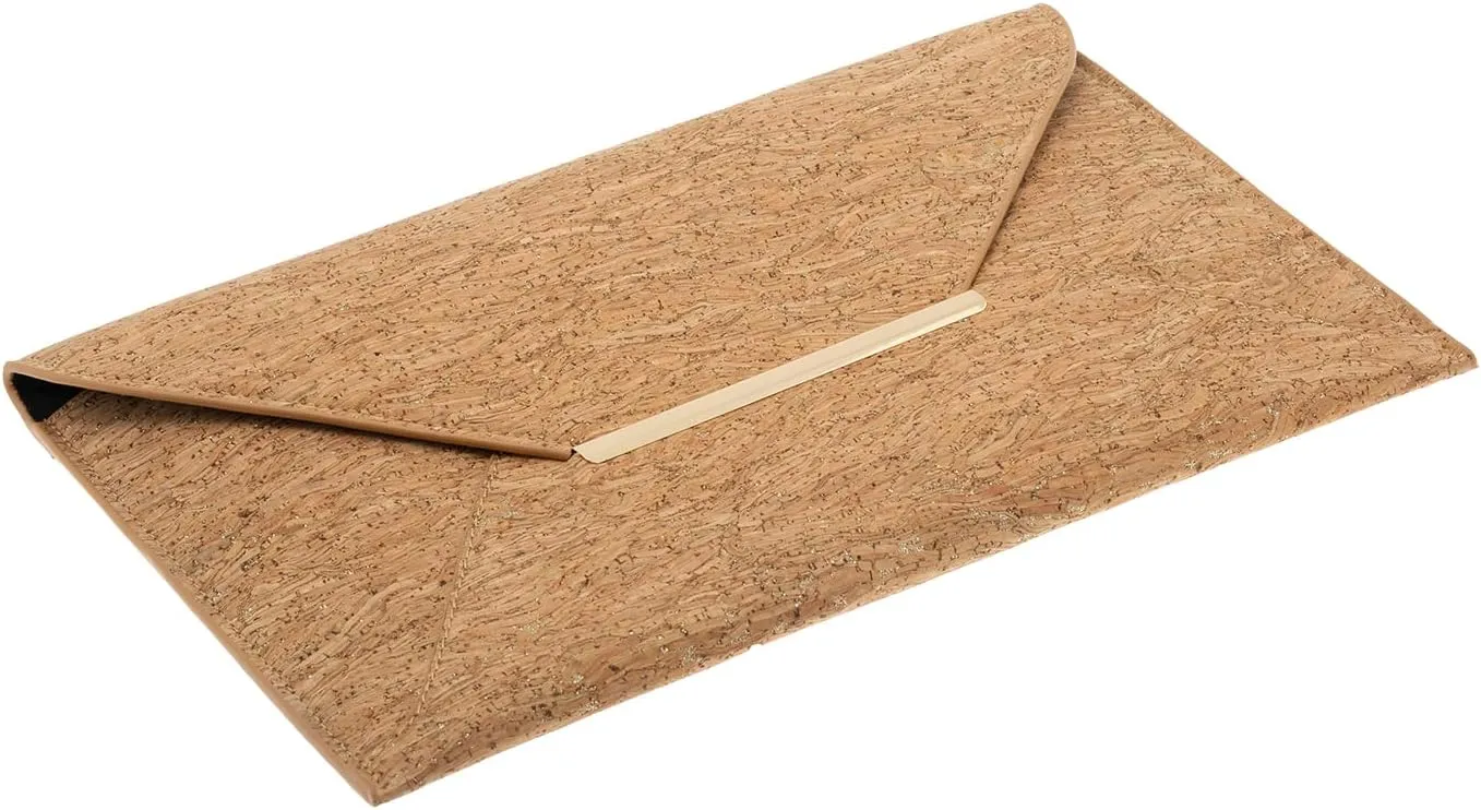 JNB Cork Envelope Flat Clutch