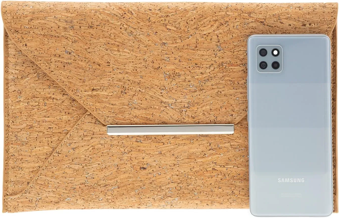 JNB Cork Envelope Flat Clutch