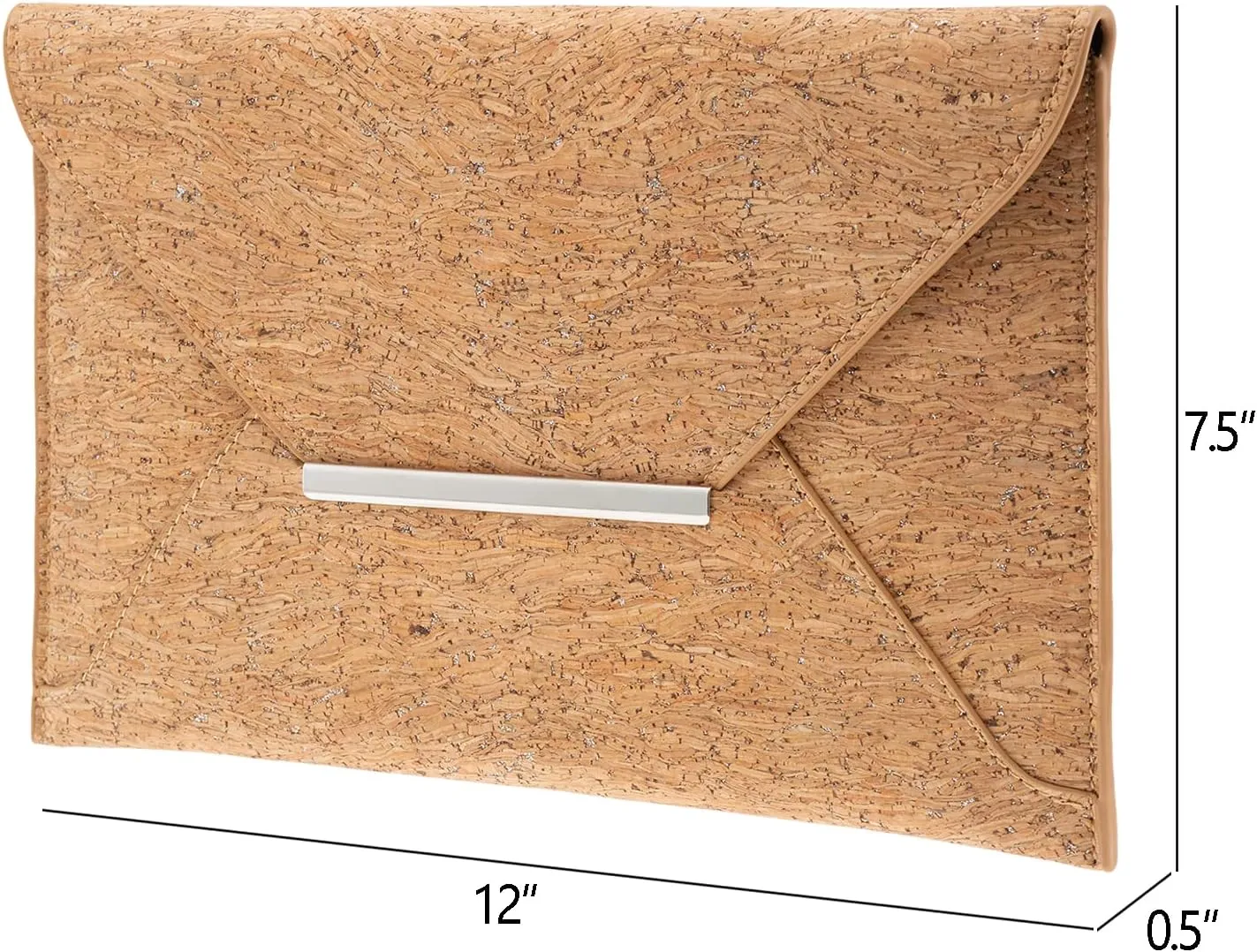 JNB Cork Envelope Flat Clutch