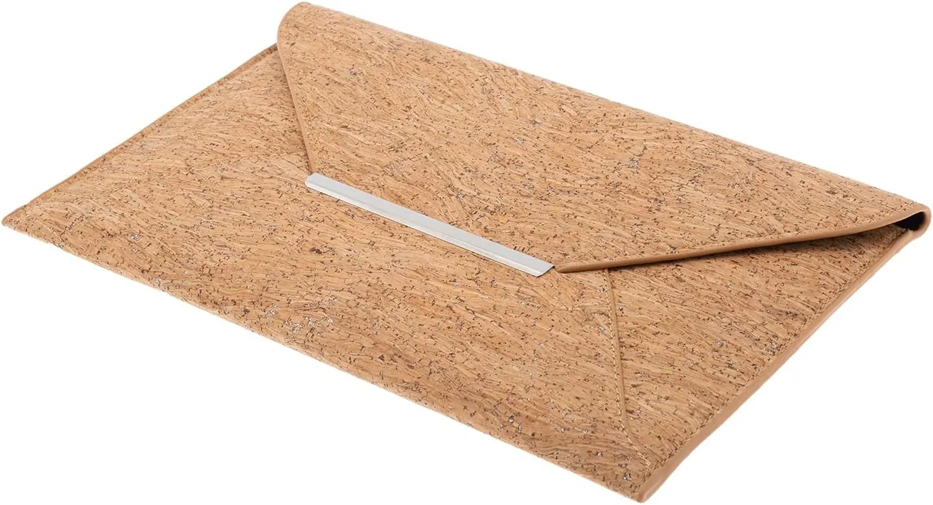 JNB Cork Envelope Flat Clutch