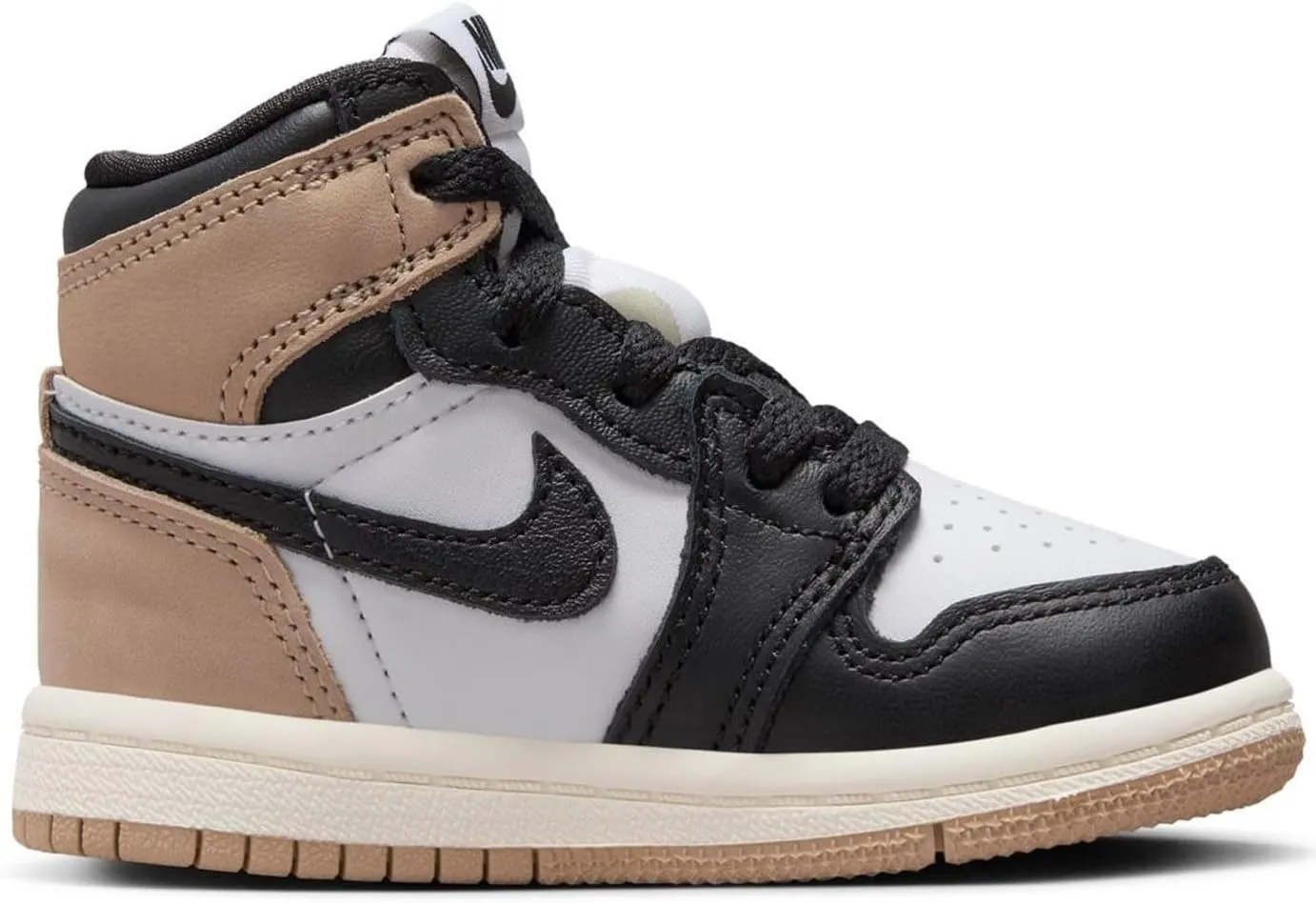 Jordan Toddler's 1 Retro High OG Black/Legend MD Brown-White (FD2598 021)