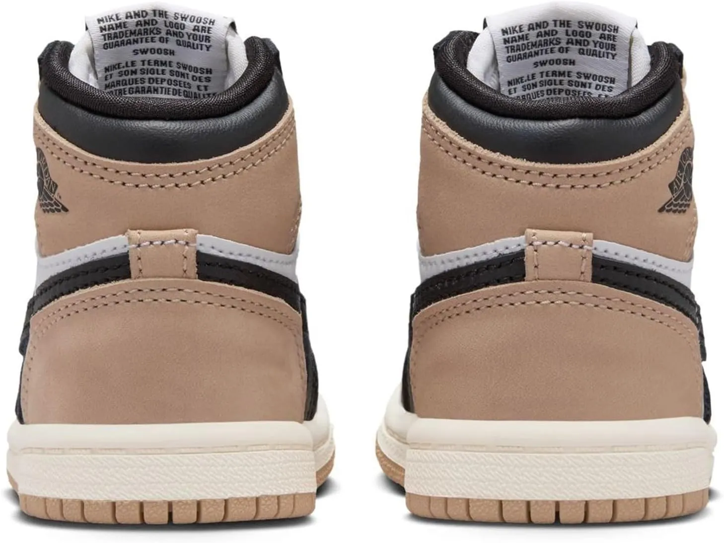 Jordan Toddler's 1 Retro High OG Black/Legend MD Brown-White (FD2598 021)