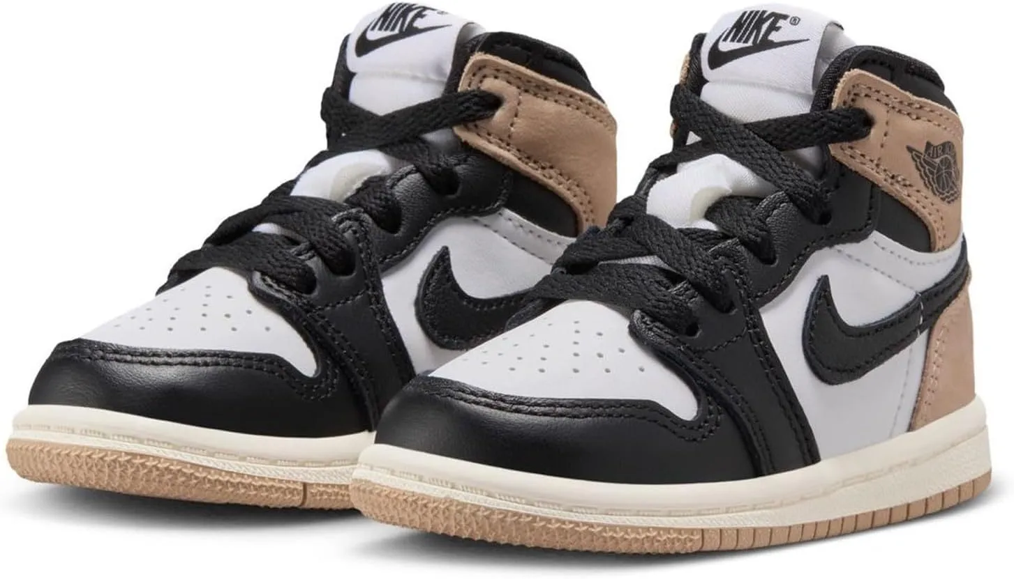 Jordan Toddler's 1 Retro High OG Black/Legend MD Brown-White (FD2598 021)