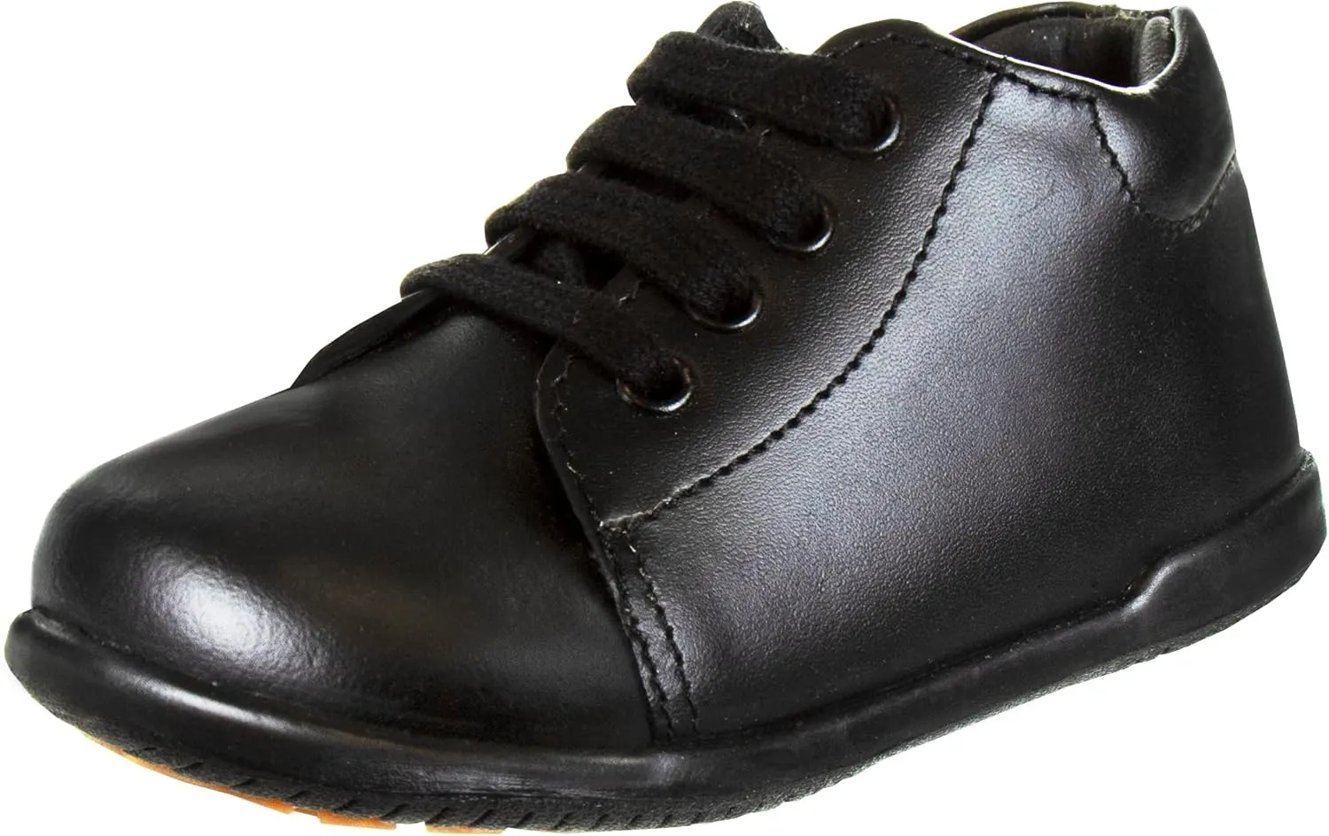 Josmo Baby-Girl's Smart Walking Shoes Nonslip Boys First Step Walker Leather Non-Slip Bottom High top Dress Boots
