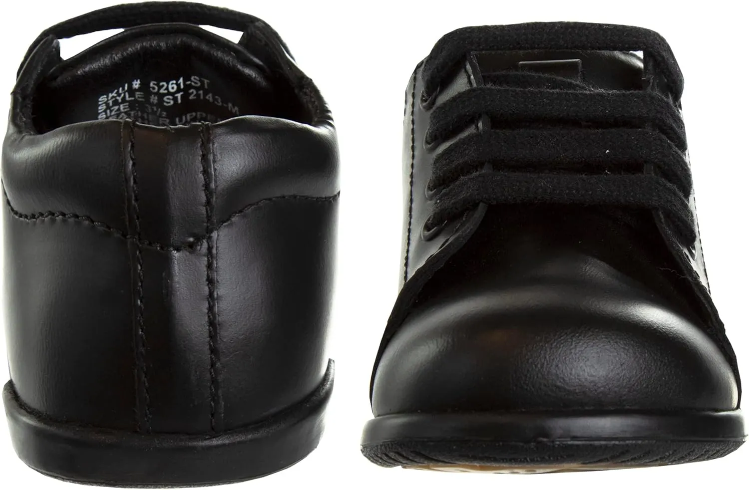 Josmo Baby-Girl's Smart Walking Shoes Nonslip Boys First Step Walker Leather Non-Slip Bottom High top Dress Boots