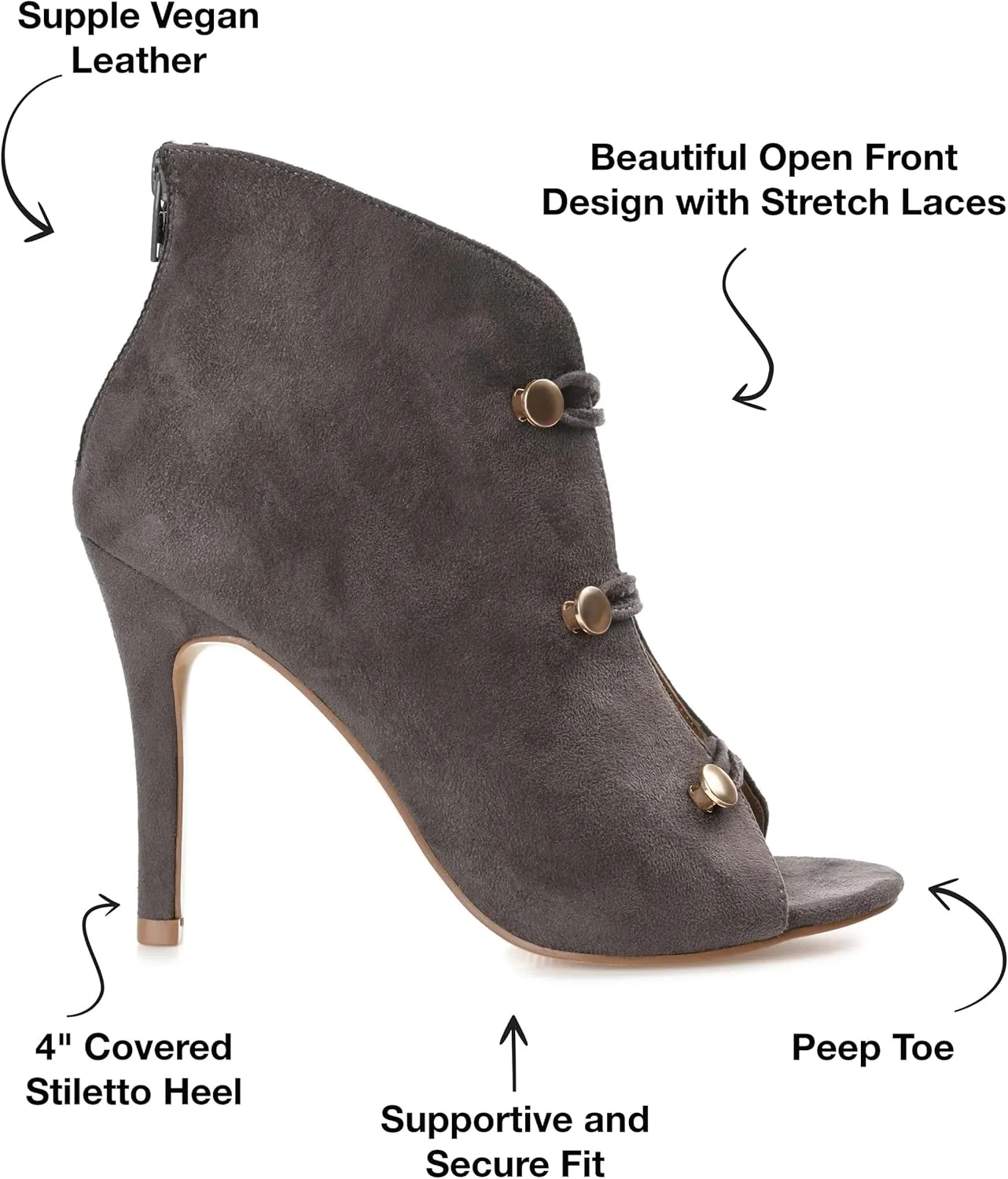 Journee Collection Women's Brecklin Bootie Ankle Boot