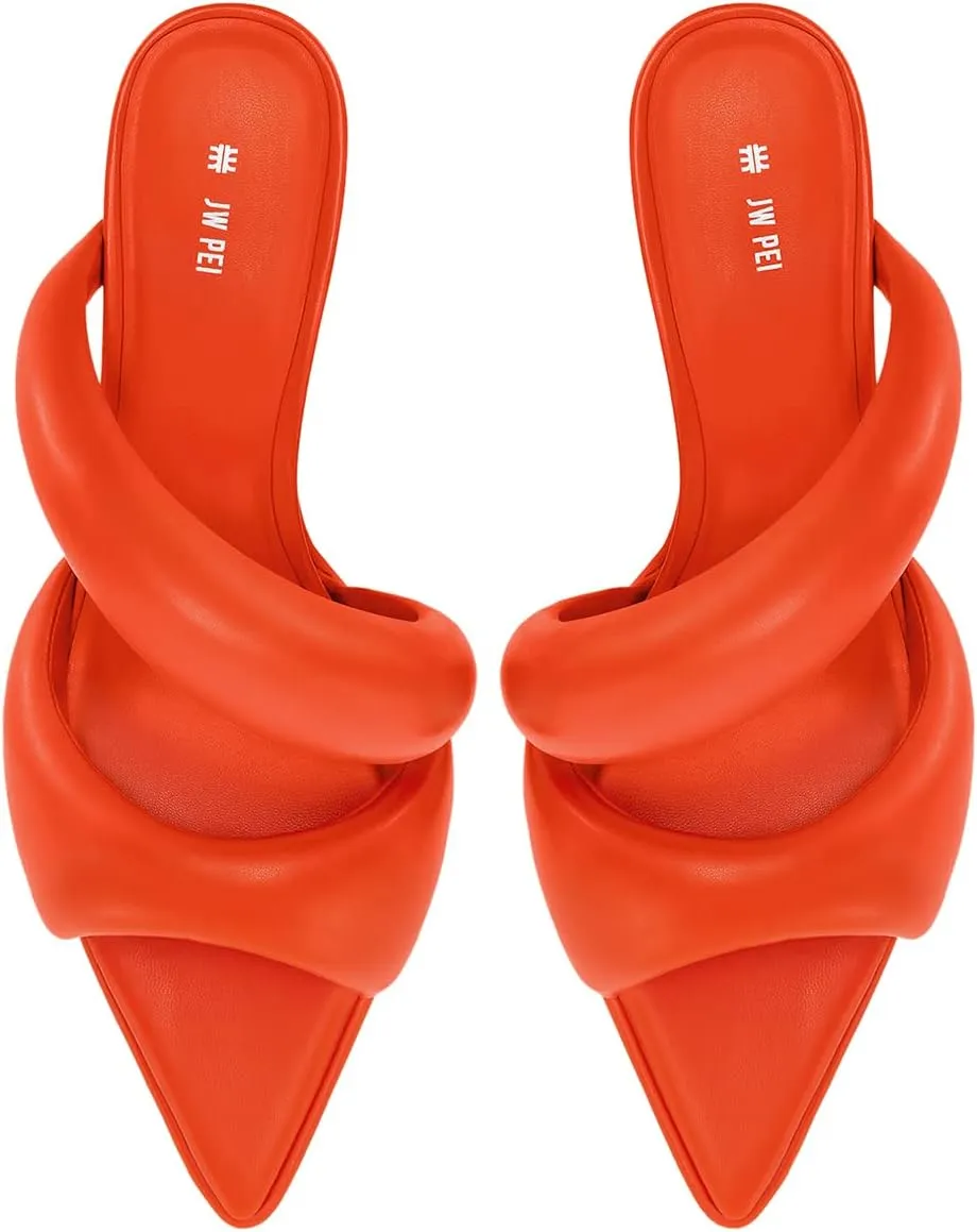 JW PEI Women's Sara Mule Heeled Sandals