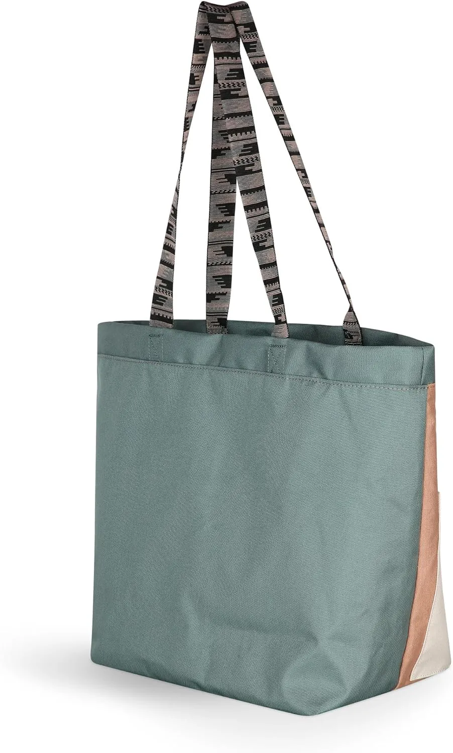 KAVU Twin Falls Tote Shoulder Strap Canvas Color Block Bag