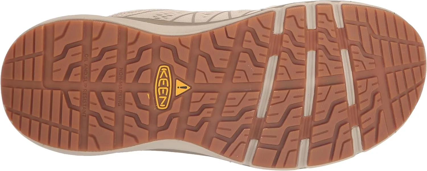 KEEN Utility Women's Vista Energy Shift Low Height Composite Toe ESD Slip-On Industrial Work Shoe