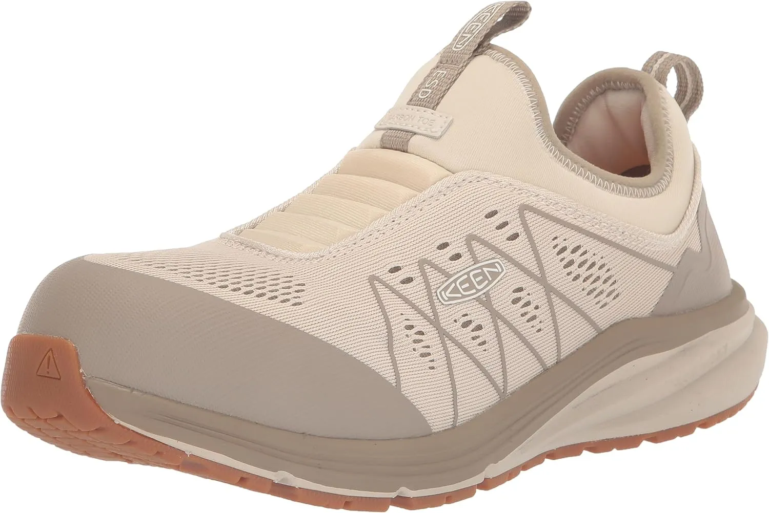 KEEN Utility Women's Vista Energy Shift Low Height Composite Toe ESD Slip-On Industrial Work Shoe