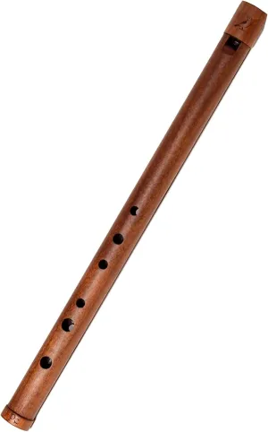 Key of D Whistle PD-01 Great Sound Hand Carved Fipple Flute (svirel) Flute Folk Wind Music Instrument Woodwind Handmade Brown