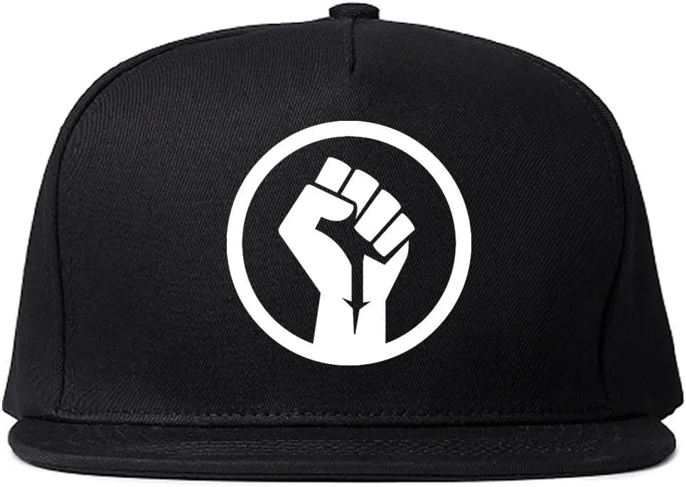 Kings Of NY Black Power Fist Snapback Hat Cap