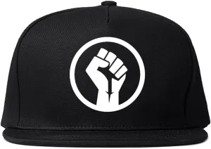 Kings Of NY Black Power Fist Snapback Hat Cap