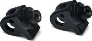 Kuryakyn Front or Rear Splined Peg Adapters for Triumph, Satin Black