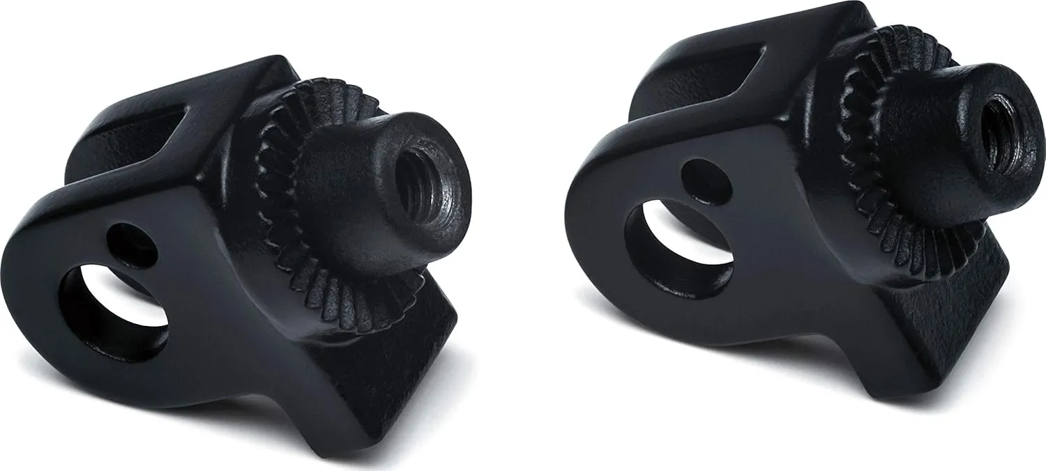 Kuryakyn Front or Rear Splined Peg Adapters for Triumph, Satin Black