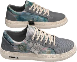 lilaBelle]Men's Breathable Canvas Shoes 2025 | Spring Lightweight Casual ers with Odour-Control Technology | Non-Slip Rubber Sole for Streetwear & Outdoor Activities Grey