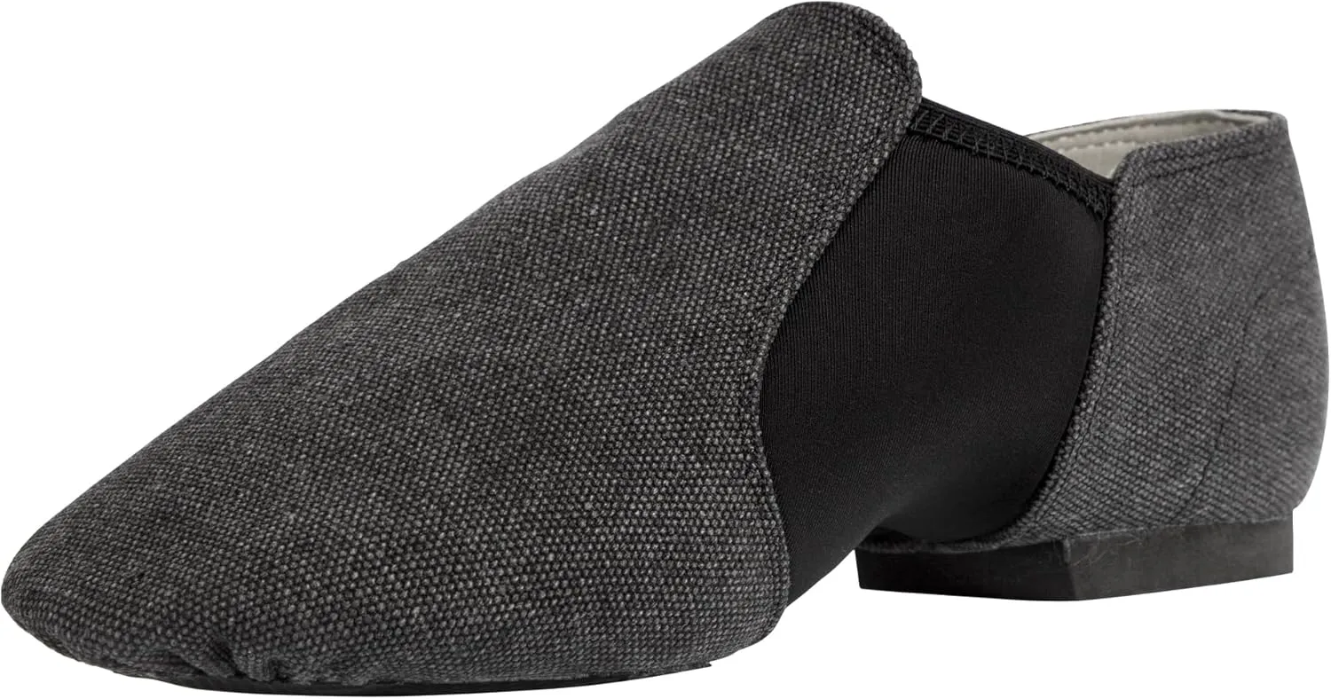 Linodes Unisex 09 Canvas Upper Slip-on Jazz Shoe for Women and Men's Dance Shoes