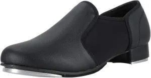 Linodes Unisex PU Leather Slip On Tap Shoe Dance Shoes for Women and Men's Dance Shoes
