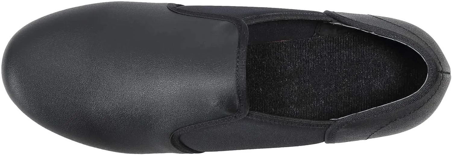 Linodes Unisex PU Leather Slip On Tap Shoe Dance Shoes for Women and Men's Dance Shoes