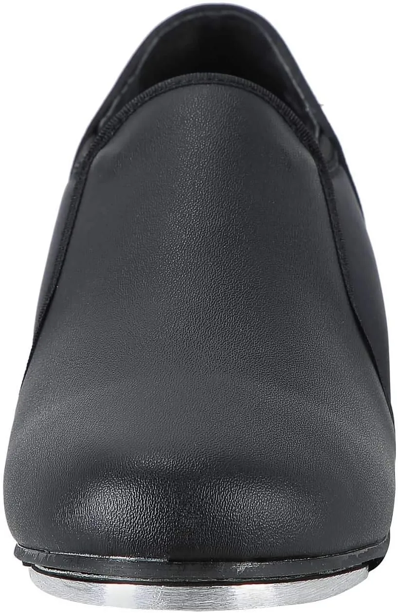 Linodes Unisex PU Leather Slip On Tap Shoe Dance Shoes for Women and Men's Dance Shoes