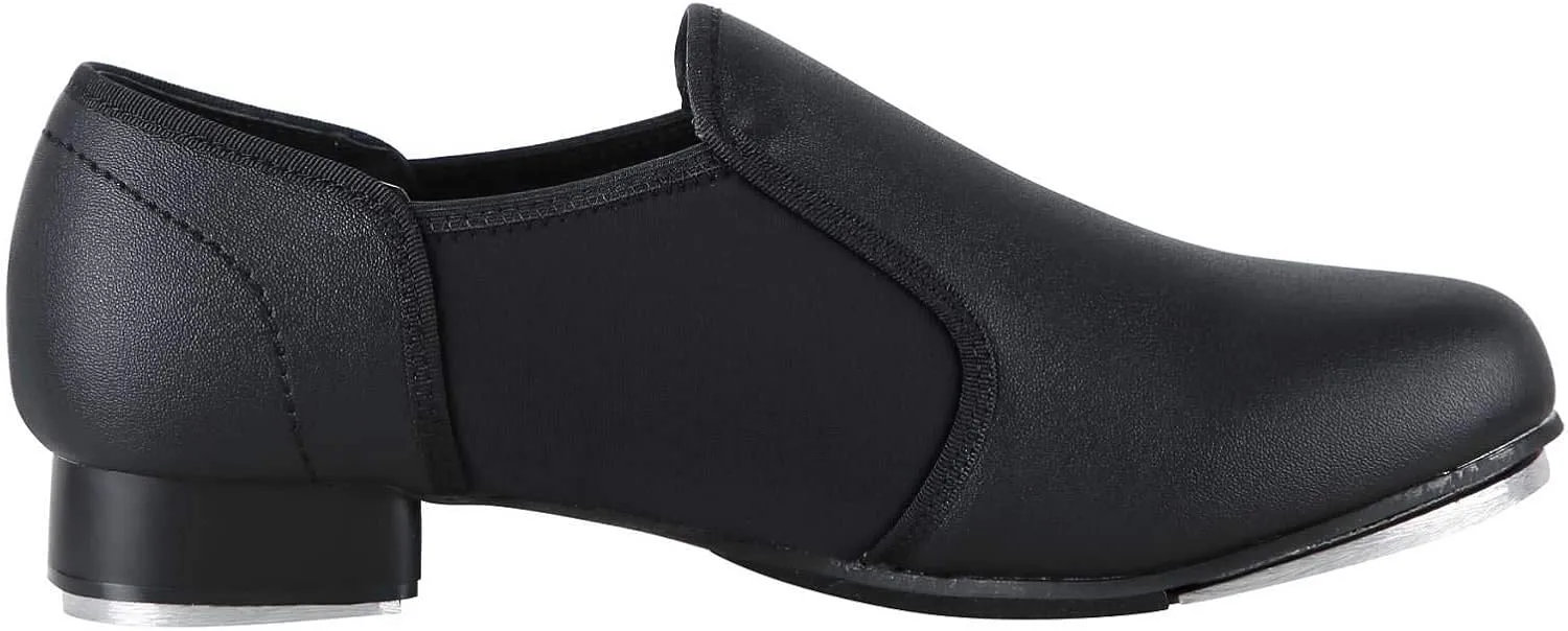 Linodes Unisex PU Leather Slip On Tap Shoe Dance Shoes for Women and Men's Dance Shoes