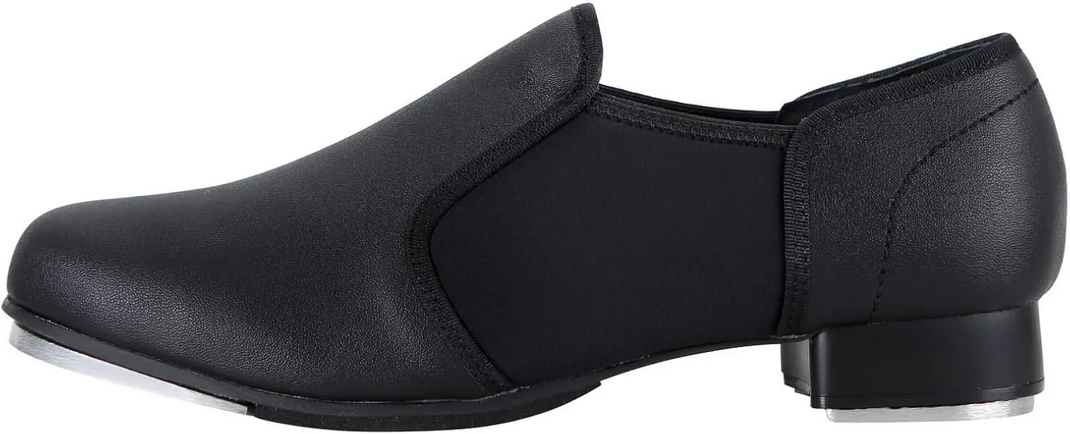 Linodes Unisex PU Leather Slip On Tap Shoe Dance Shoes for Women and Men's Dance Shoes