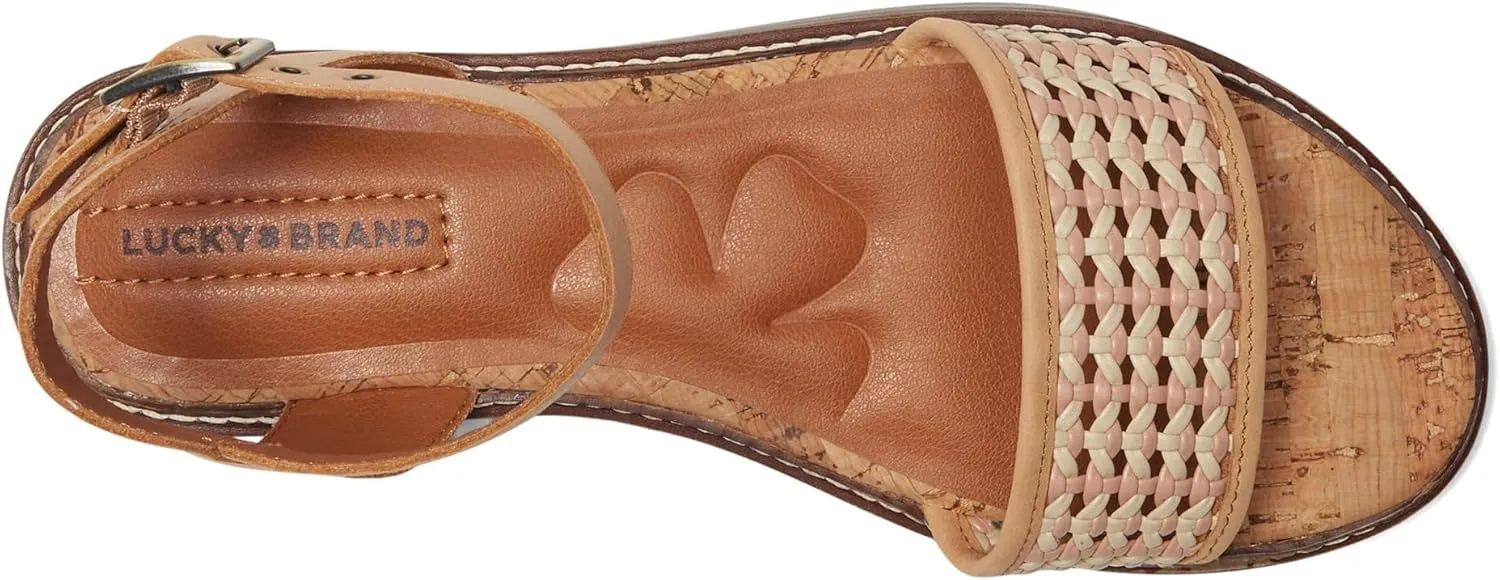 Lucky Brand Women's Kimaya Ankle Strap Sandal Flat