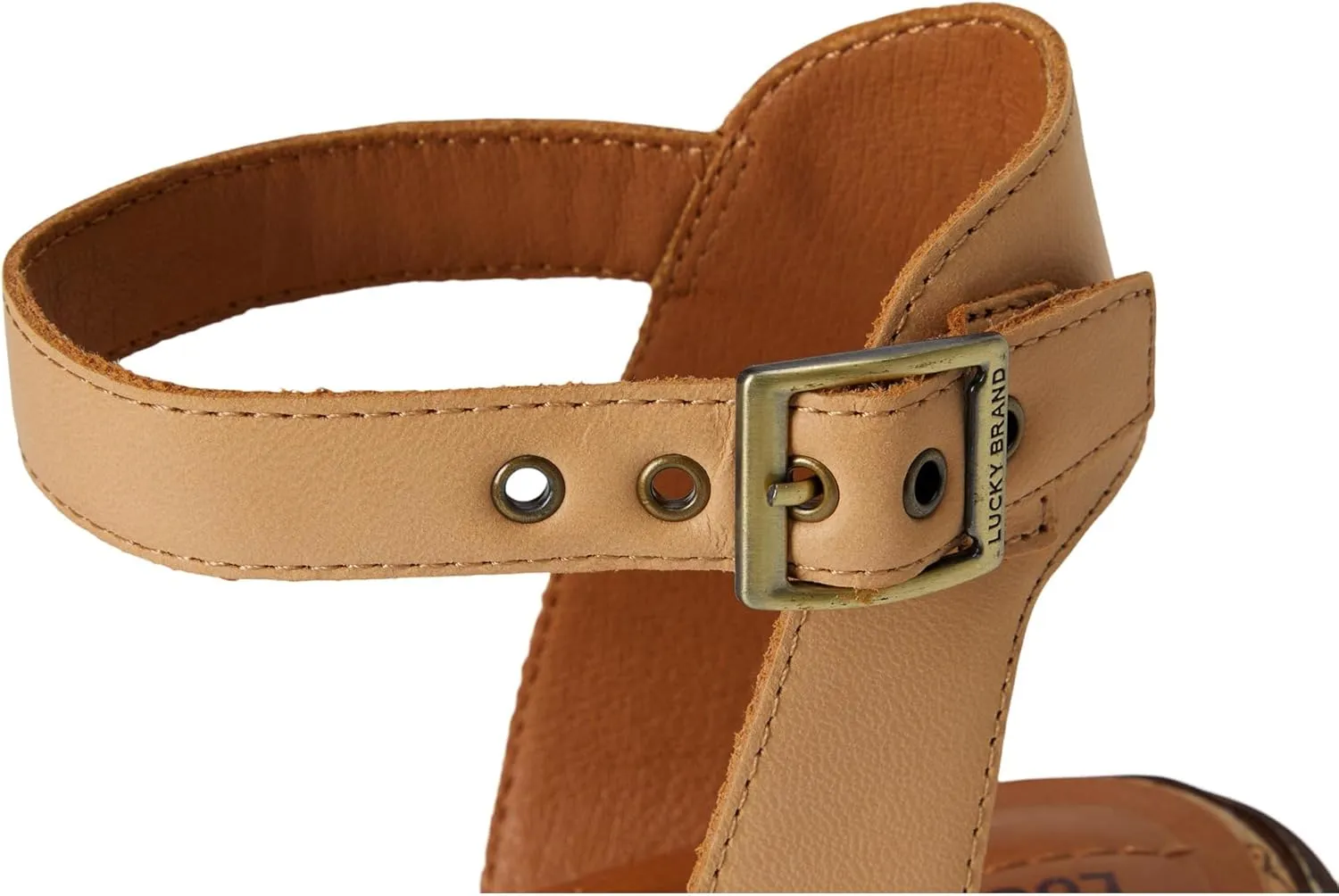 Lucky Brand Women's Kimaya Ankle Strap Sandal Flat