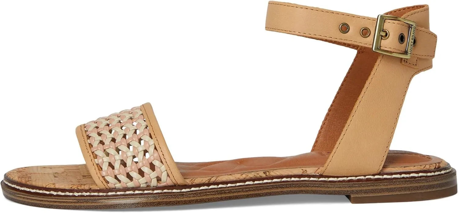 Lucky Brand Women's Kimaya Ankle Strap Sandal Flat