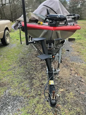 Made in USA Boat Trailer Steps 2 Steps with Grab Pole fits bass Boats