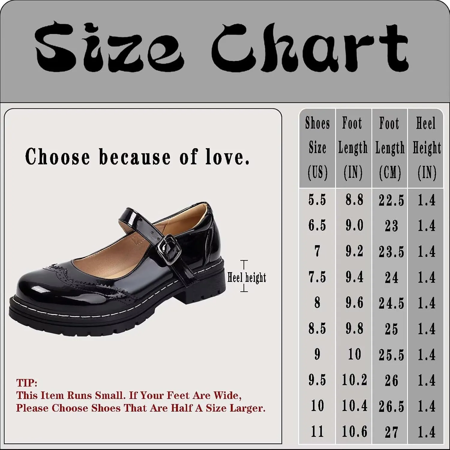 Mary Jane for Women Gothic Oxford Shoes - Flat Shoes, Ankle Tied, Round Toe for Casual Dresses, Work, and Campus
