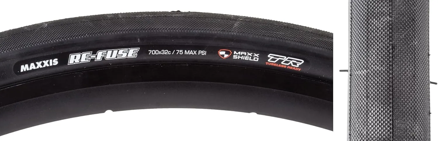 Maxxis Re-Fuse Tire - 700 x 32, Tubeless, Folding, Black, Dual, MaxxShield