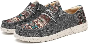 Men's Boat Shoes Casual Loafers Shoe Canvas Comfortable Slip-on Deck Footwear Male Lightweight Outdoor Bohemian