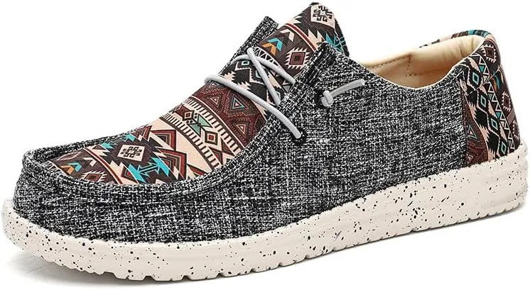 Men's Boat Shoes Casual Loafers Shoe Canvas Comfortable Slip-on Deck Footwear Male Lightweight Outdoor Bohemian