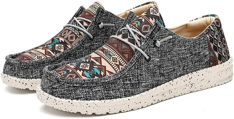 Men's Boat Shoes Casual Loafers Shoe Canvas Comfortable Slip-on Deck Footwear Male Lightweight Outdoor Bohemian