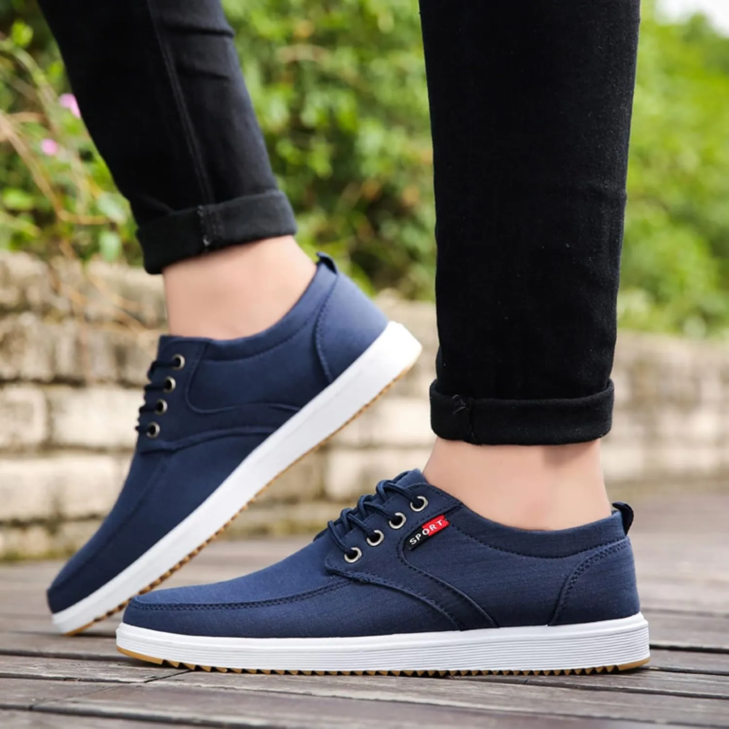 Men's Breathable Mesh Running Shoes Breathable Casual Comfortable Walking Sneaker Soft Flat Soled Elderly Shoes