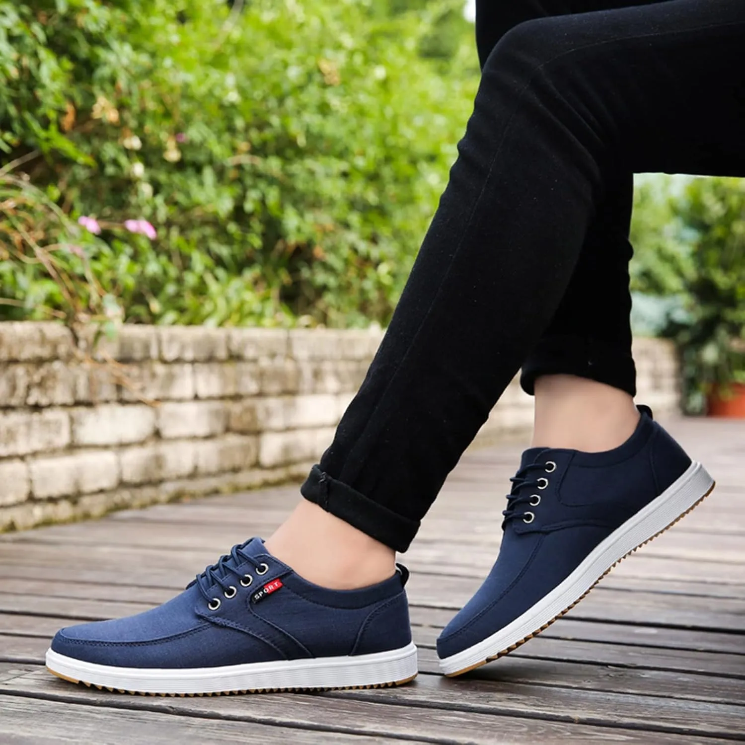 Men's Breathable Mesh Running Shoes Breathable Casual Comfortable Walking Sneaker Soft Flat Soled Elderly Shoes
